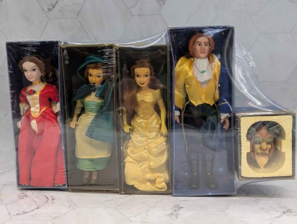 DeAgostini 5 Pce Disney Beauty & The Beast Porcelain Doll Figures - BP380327-1 - Image 2