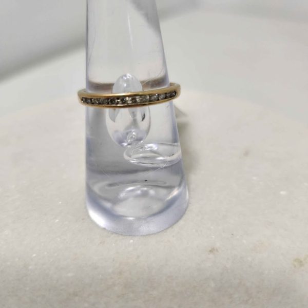 LADIES 9CT YELLOW GOLD RING #GN374967 - Image 6