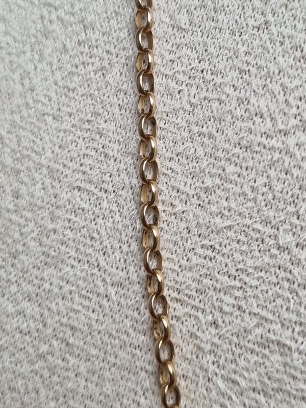 9ct Yellow Gold Belcher Link Necklace TW354563 - Image 2