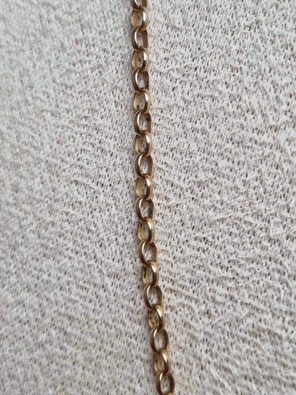 9ct Yellow Gold Belcher Link Necklace TW354563 - Image 6