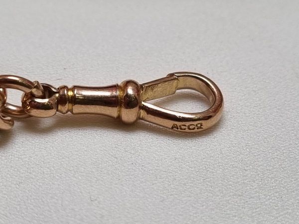 9ct Rose Gold Albert Necklace TW363128-1 - Image 9
