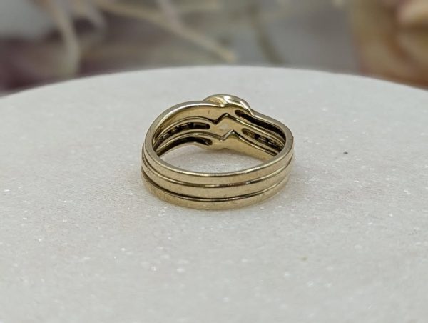 Ladies 9CT Yellow Gold Diamond 3 Piece Ring Set (5.4gms)*REDUCED PRICE* - BP311951 - Image 5