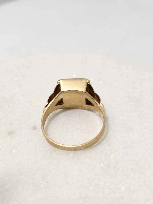 9CT YELLOW GOLD RING #GN371962 - Image 4