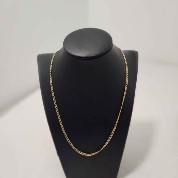 MENS 10CY YELLOW GOLD CHAIN LINK NECKLACE #GN373771 - Image 9