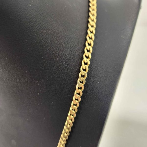 MENS 9CT YELLOW GOLD NECKLACE #GN373927 - Image 9