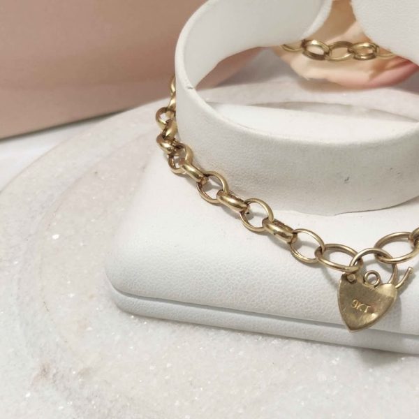 Ladies 9ct Yellow gold Bracelet #GN337574 - Image 11