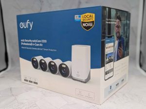 Sealed Eufy Wired 4K Security EufyCam E330 (Professional) 4-Cam Kit - BP379401