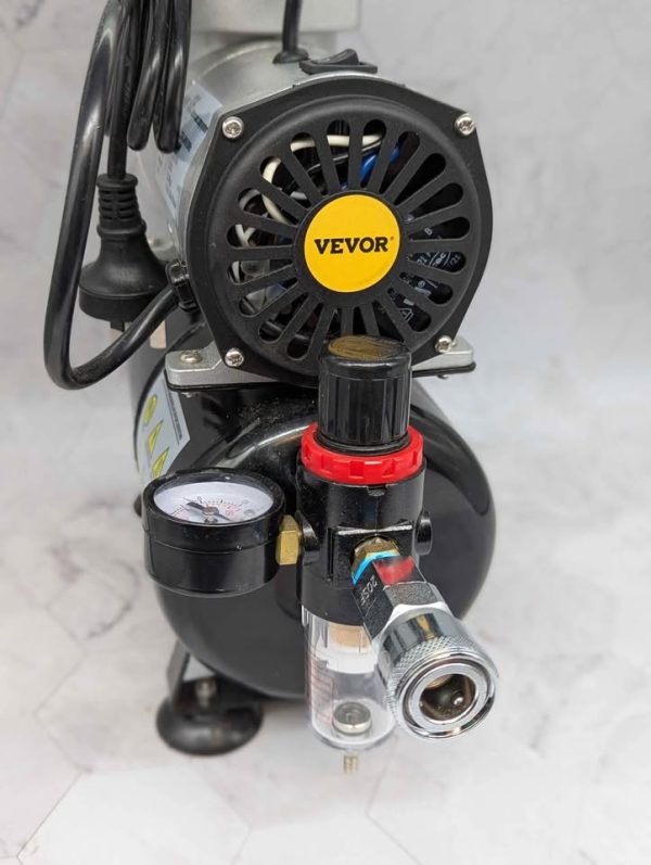 Vevor 1/5HP 3L Air Brush Compressor - BP379046 - Image 6