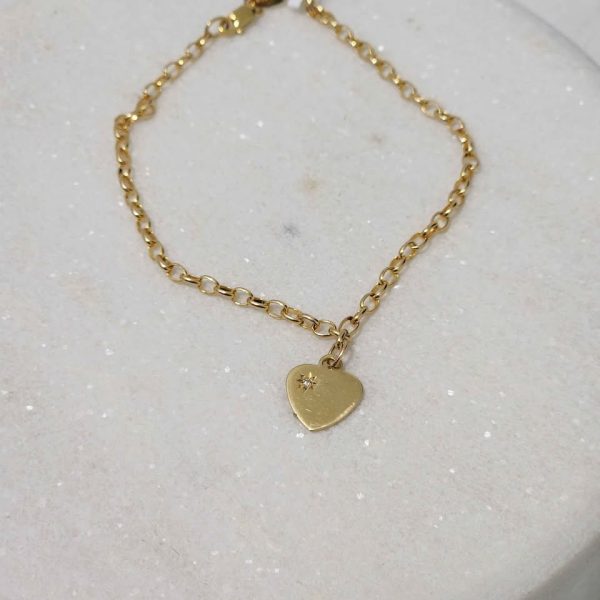 LADIES 10CY GOLD BRACELET #GN373896 - Image 5