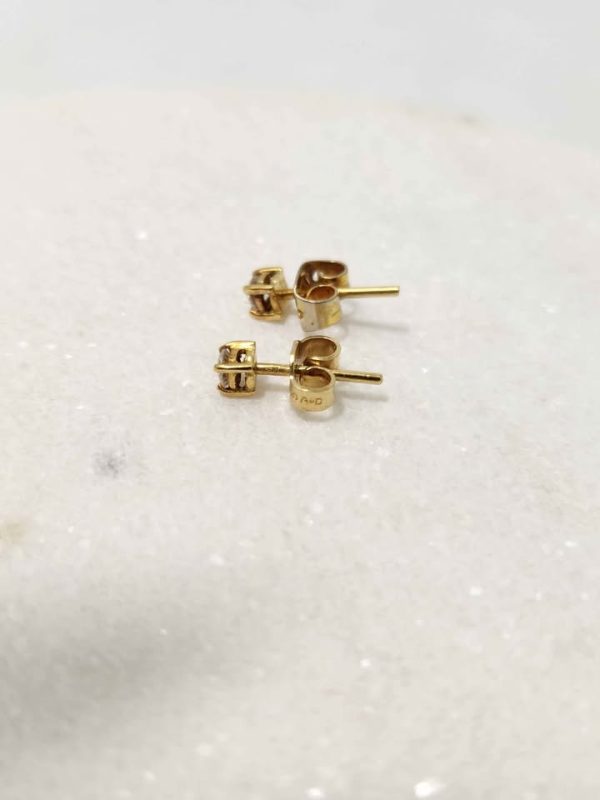 18CT YELLOW GOLD P EARRING #GN376541 - Image 2