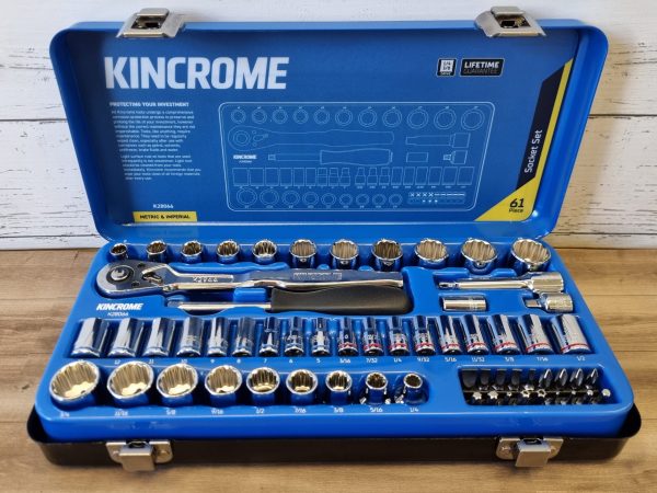 Kincrome 61 Piece ¼” and 3/8” Drive Metric Socket Set TW380195 - Image 6