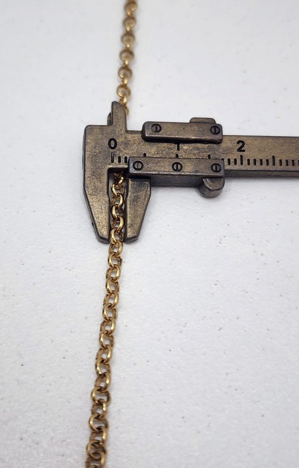 Ladies Belcher Style 9CT Yellow Gold Chain - IP335596 - Image 16