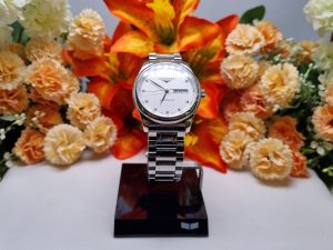 MENS SILVER LONGINES WATCH 125.9GMS L2.755.4 TW351124