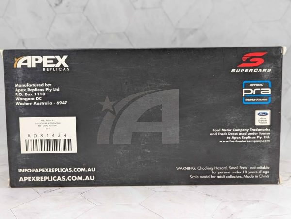 Apex Replicas Supercheap Auto Racing #55 - Chaz Mostert 2017 Model Ford Car - BP375548-3 - Image 8