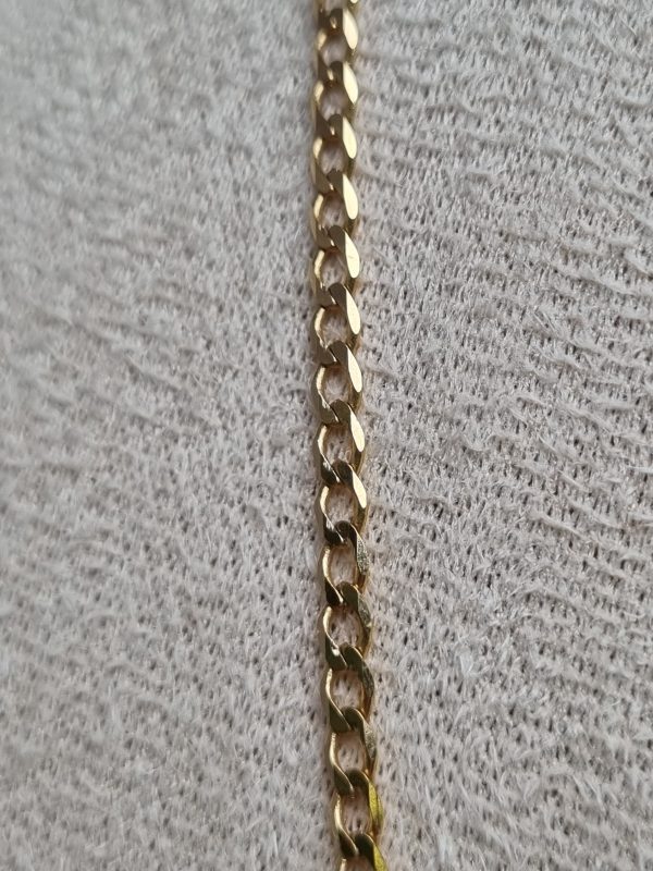 9ct Yellow Gold Curb Link Chain TW374098 - Image 2