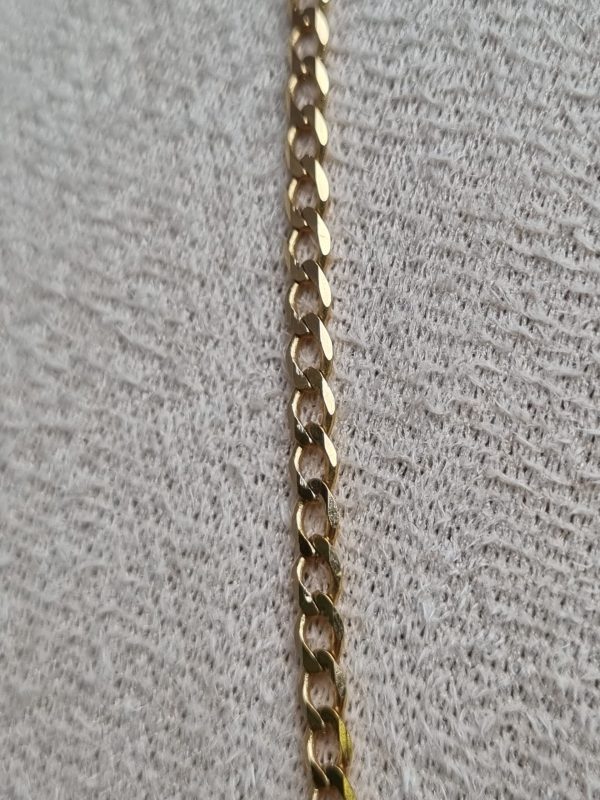 9ct Yellow Gold Curb Link Chain TW374098 - Image 5