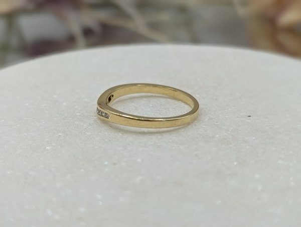Ladies 18CT Yellow Gold Channel Set Diamond Ring (2.6gms)*REDUCED PRICE* - BP327755 - Image 5