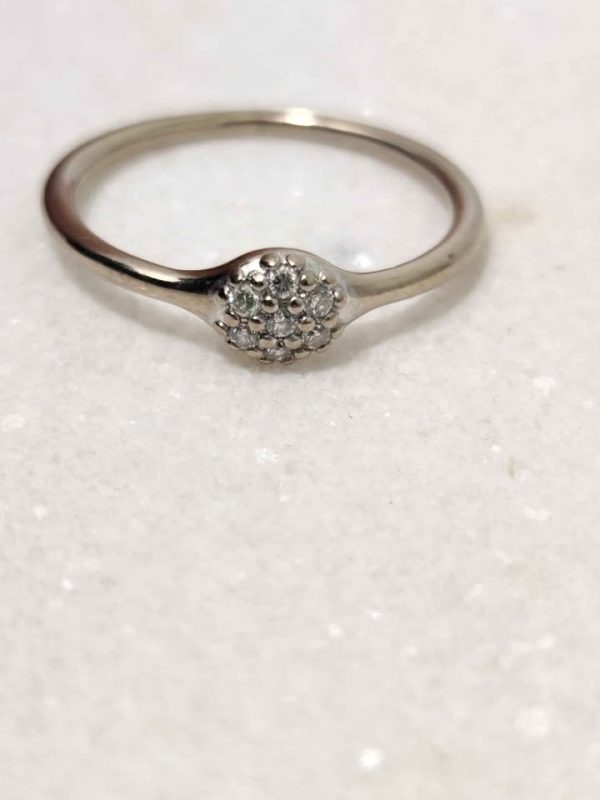 18CT WHITE GOLD RING #GN374604 - Image 18