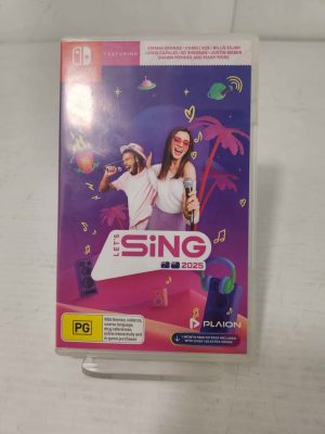 NINTENDO SWITCH LETS SING 2025 GAME #GN378465