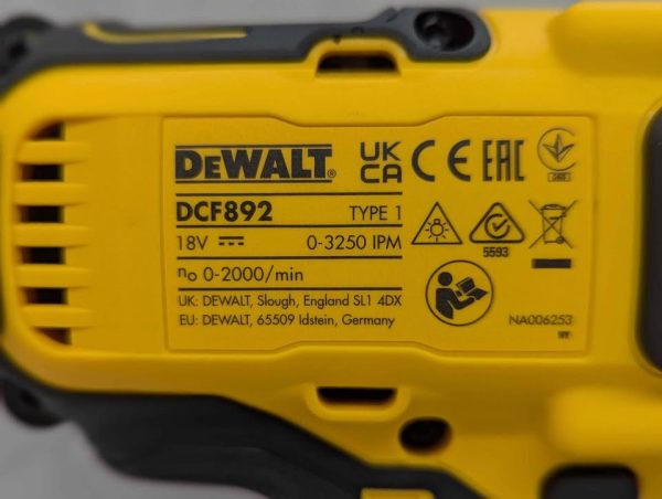 DeWalt 18V XR Brushless 1/2" Impact Wrench Skin-Only (DCF892) - BP376598 - Image 4