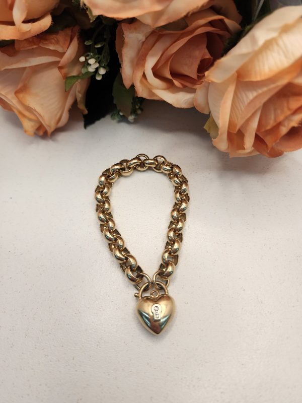 Ladies 10CT Belcher Bracelet - IP349792 - Image 13