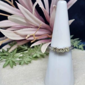 **VALUATED** Ladies 14ct White gold ring with diamonds #GN307885