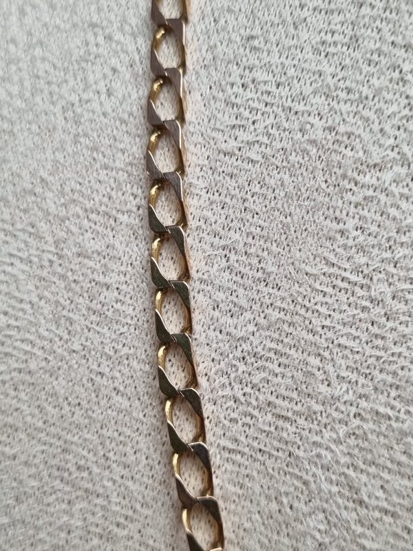 9ct Yellow Gold Curb Link Chain TW339776 - Image 2