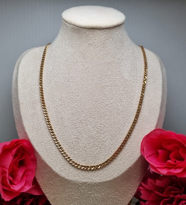 9ct Yellow Gold Curb Link Chain TW343701