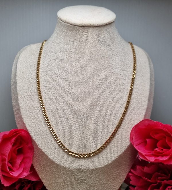 9ct Yellow Gold Curb Link Chain TW343701 - Image 4