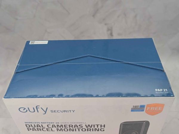 Sealed Eufy Security Wireless Battery 2K Dual Camera Video Doorbell - BP379402 - Image 6