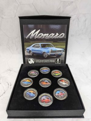 Holden Monaro Gold Plated 9 Piece Coin Collection with C.O.A - BP378755