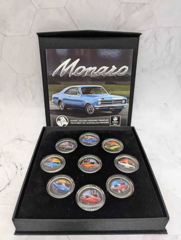 Holden Monaro Gold Plated 9 Piece Coin Collection with C.O.A - BP378755