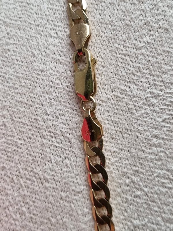 9ct Yellow Gold Curb Link Chain TW371530 - Image 3