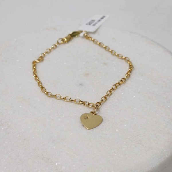 LADIES 10CY GOLD BRACELET #GN373896 - Image 7