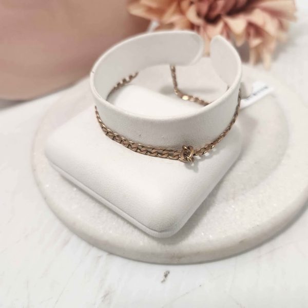 UNISEX 9CT ROSE GOLD BRACELET - GN338104