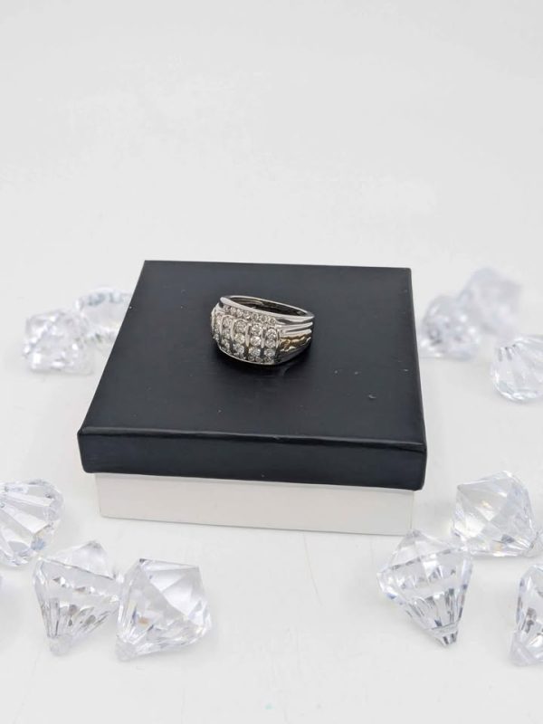 Men's 10ct White Gold Diamond Ring - BL328464 - Image 8