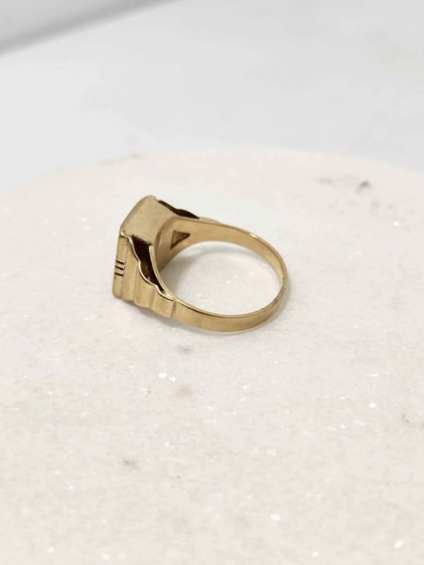 9CT YELLOW GOLD RING #GN371962 - Image 3