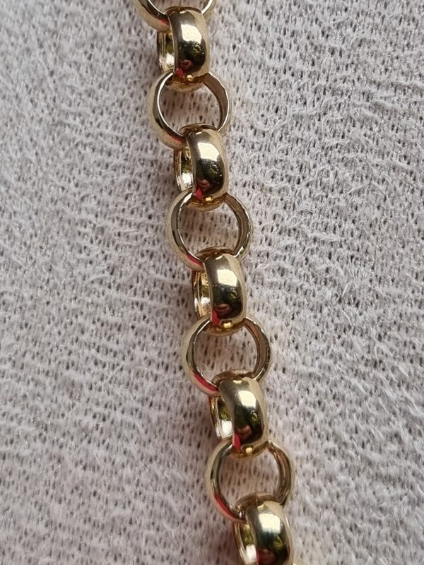9ct Yellow Gold Belcher Link Necklace TW365076 - Image 6