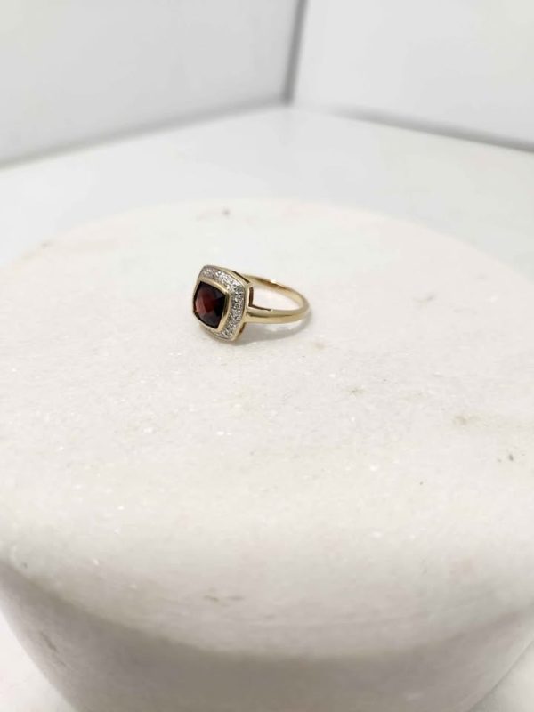 9CT YELLOW GOLD RING (SIZE :O) #GN372633 - Image 9