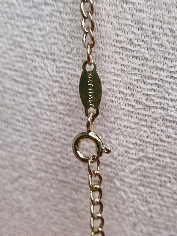 10ct Yellow Gold Curb Link Chain TW374271 - Image 4