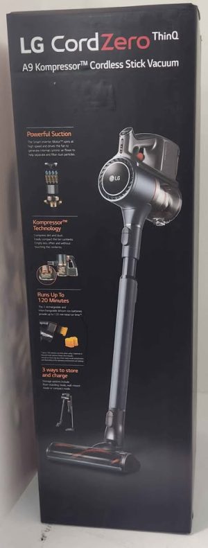 LG CORDZERO A9 KOMPRESSOR HANDSTICK VACCUM CLEANER IN BOX #GN354674