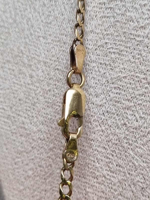9ct Yellow Gold Curb Link Chain TW348719 - Image 4