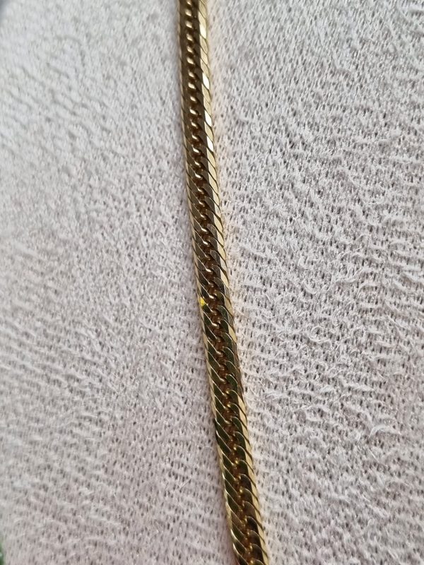18ct Yellow Gold Herringbone Link Chain TW362219 - Image 6