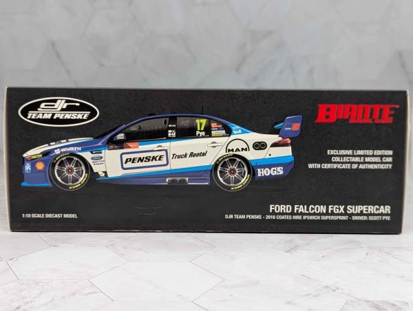 Biante 1/18 Team Penske Ford Falcon FGX Supercar Model 2016 - BP375548 - Image 7