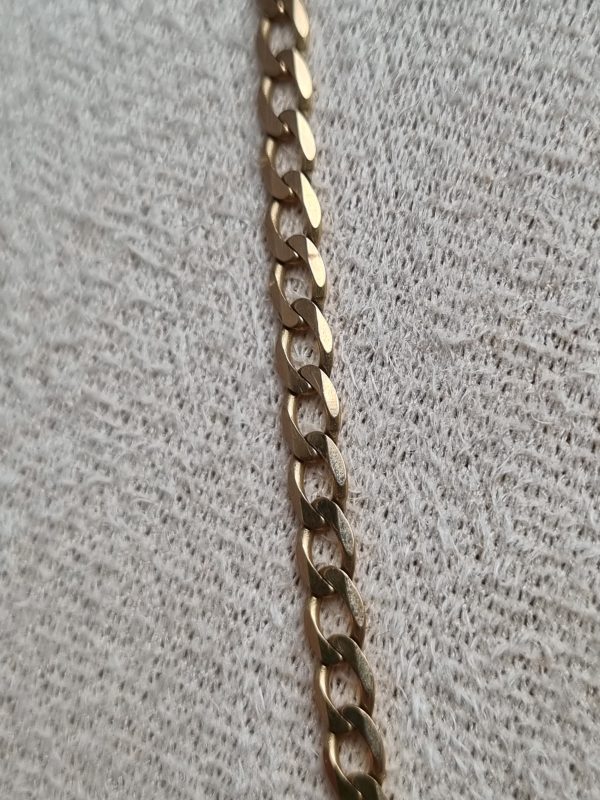 9ct Yellow Gold Curb Link Necklace TW370861 - Image 2