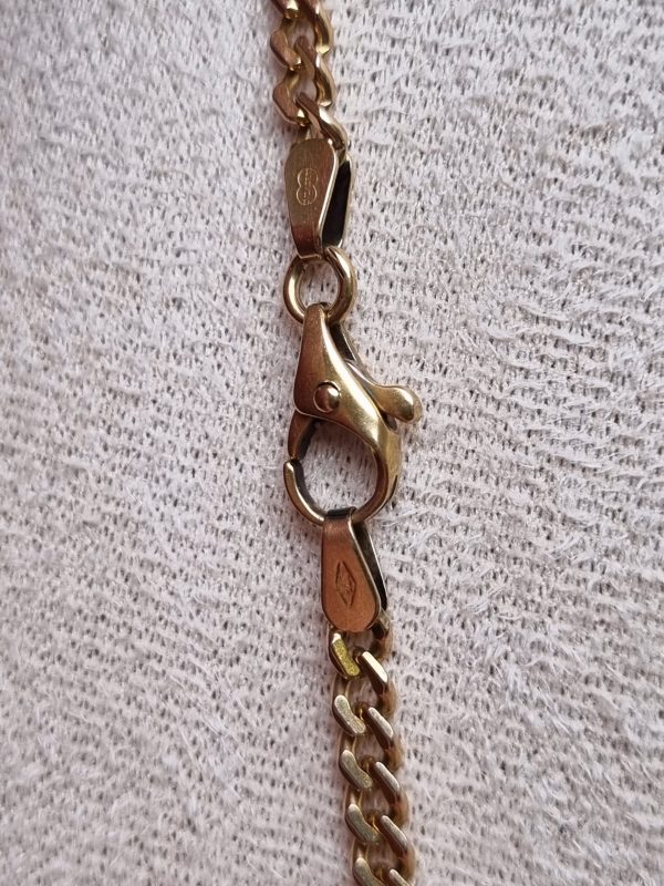 9ct Yellow Gold Curb Link Chain TW343701 - Image 6