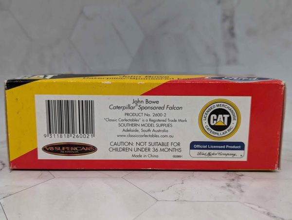 Classic Carlectables John Bowe Cat Sponsored Falcon Model Car - BP375549-1 - Image 6