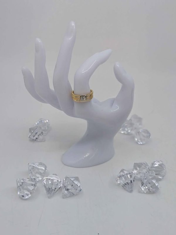 Ladies 18ct Gold Bridal Engagement and Wedding Ring - BL338864 - Image 2