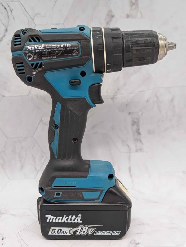 Makita 18V Brushless Hammer Drill Driver w/ 5Ah Battery - BP375402 - Image 3