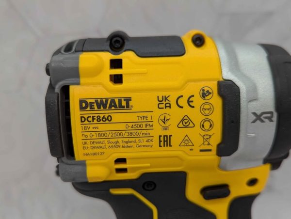 DeWalt 18V XR Impact Driver Skin-Only (DCF860) - BP376603 - Image 10